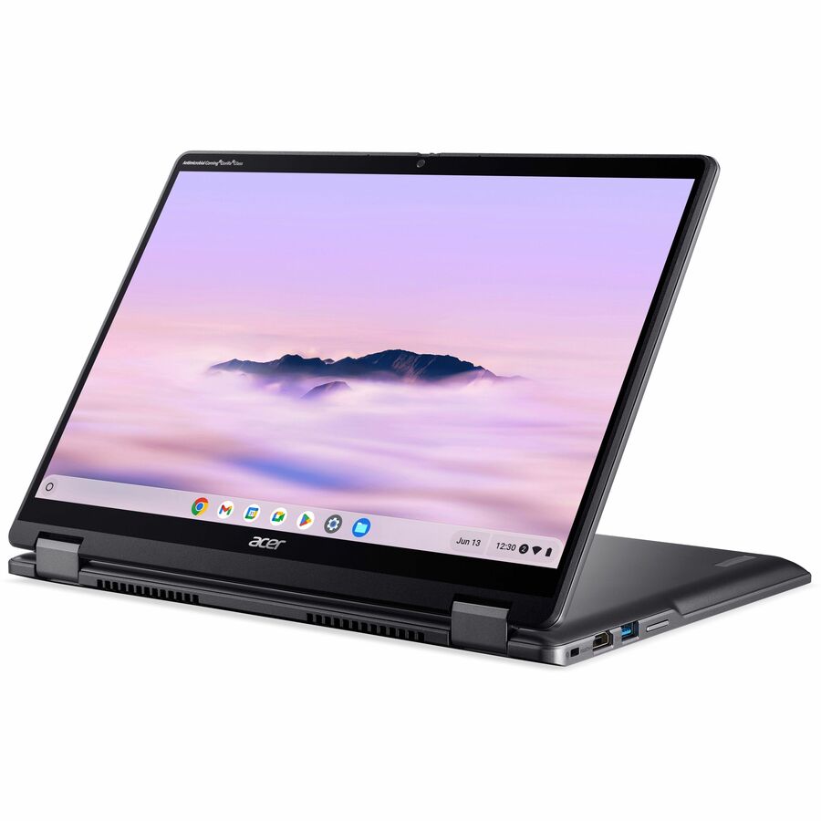 Acer Chromebook Plus Spin 514 CPE594-1N CPE594-1N-38A1 14" Touchscreen Convertible 2 in 1 Chromebook - WUXGA - Intel Core 3 100U - 16 GB - 256 GB SSD - English (US) Keyboard - Iron NX.KWFAA.003