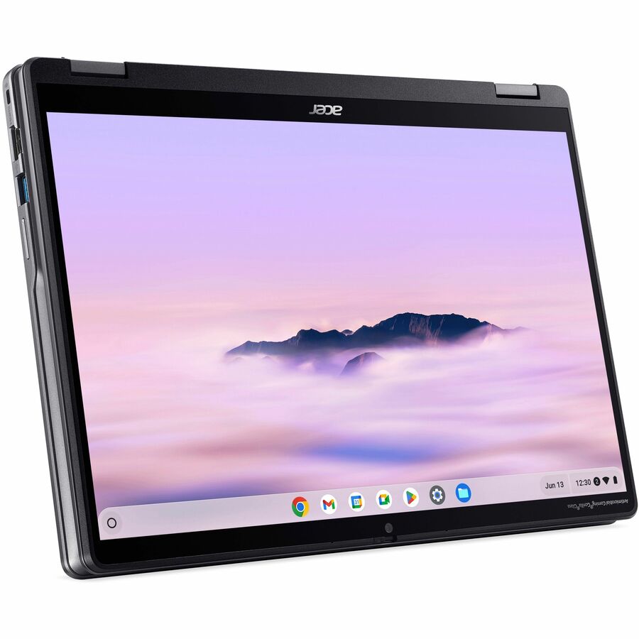 Acer Chromebook Plus Spin 514 CPE594-1N CPE594-1N-38A1 14" Touchscreen Convertible 2 in 1 Chromebook - WUXGA - Intel Core 3 100U - 16 GB - 256 GB SSD - English (US) Keyboard - Iron NX.KWFAA.003