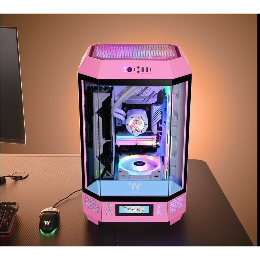 Thermaltake The Tower 300 Bubble Pink Micro Tower Chassis CA-1Y4-00SAWN-00