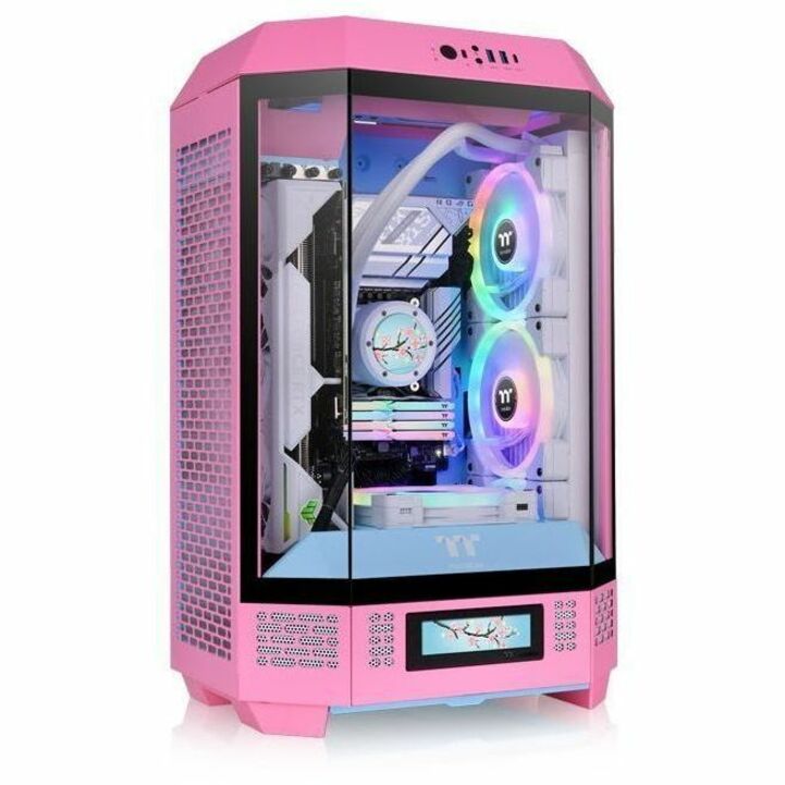 Thermaltake The Tower 300 Bubble Pink Micro Tower Chassis CA-1Y4-00SAWN-00
