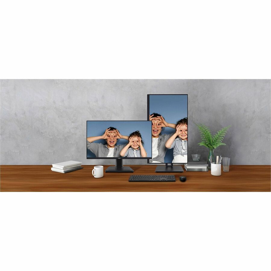 MSI Pro MP275Q 27" Class WQHD LED Monitor - 16:9 - Matte Black Color bezel PROMP275Q