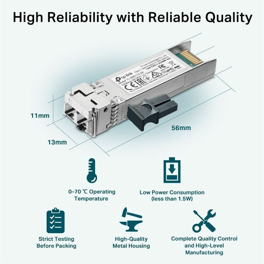 TP-Link Omada 10GBase-SR SFP+ LC Transceiver SM5110-SR