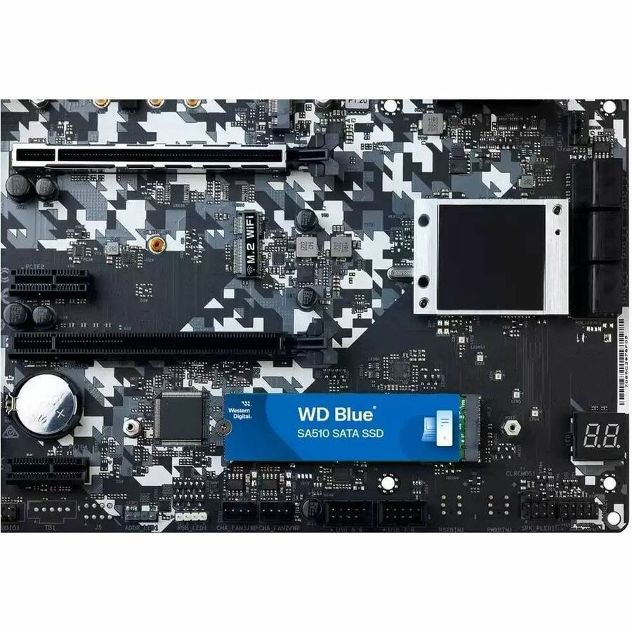 WD Blue SA510 WDS250G3B0B-00AXS0 250 GB Solid State Drive - M.2 2280 Internal - SATA (SATA/600) WDS250G3B0B-00AXS0