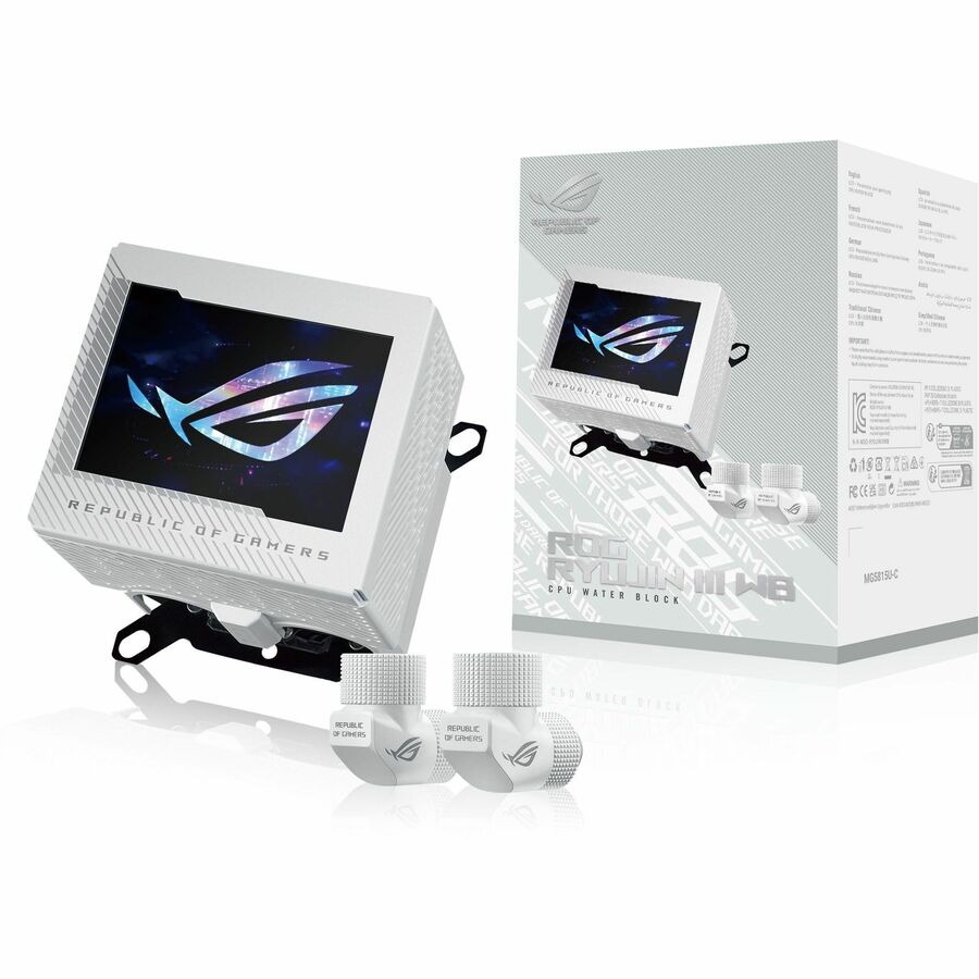 Asus ROG RYUJIN III WB White Edition Cooling Fan/Water Block ROG RYUJIN III WB WHT