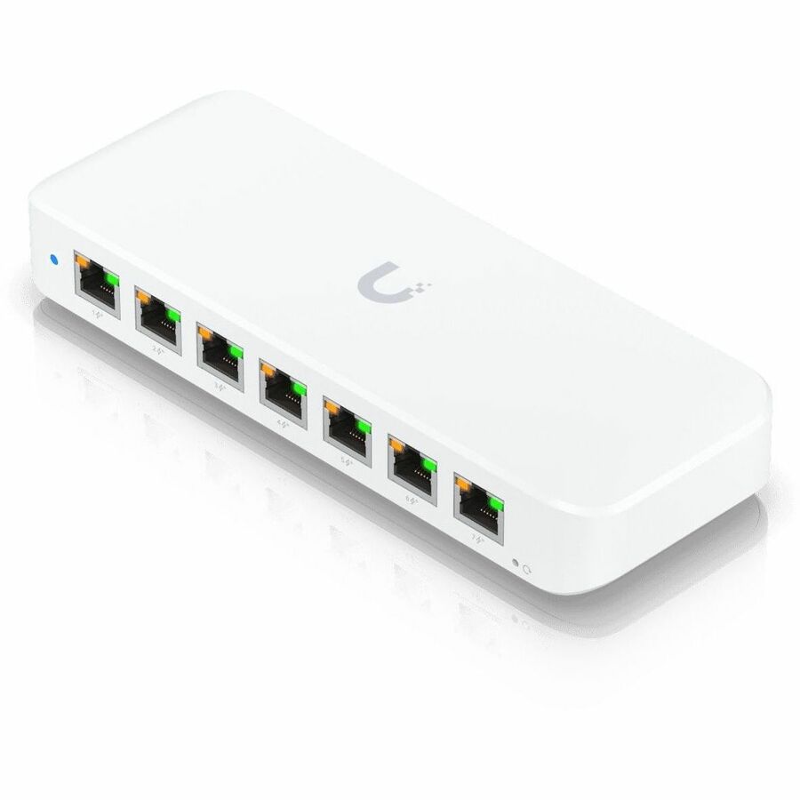 8 Ports - Manageable - Gigabit Ethernet - 1000Base-T - 2 Layer Supported - 9 W Power Consumption - 42 W PoE Budget - Twisted Pair - PoE Ports - Wall Mountable USW-Ultra