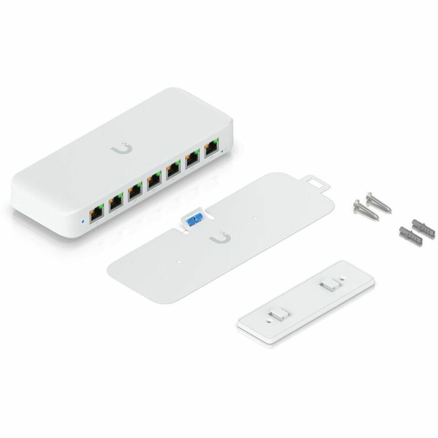 8 Ports - Manageable - Gigabit Ethernet - 1000Base-T - 2 Layer Supported - 9 W Power Consumption - 42 W PoE Budget - Twisted Pair - PoE Ports - Wall Mountable USW-Ultra