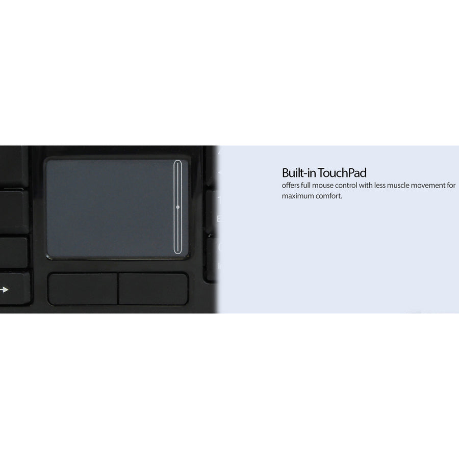 Adesso Wireless Desktop Touchpad Keyboard WKB-4400UB