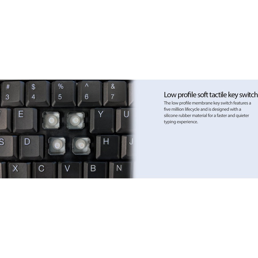 Adesso Wireless Desktop Touchpad Keyboard WKB-4400UB