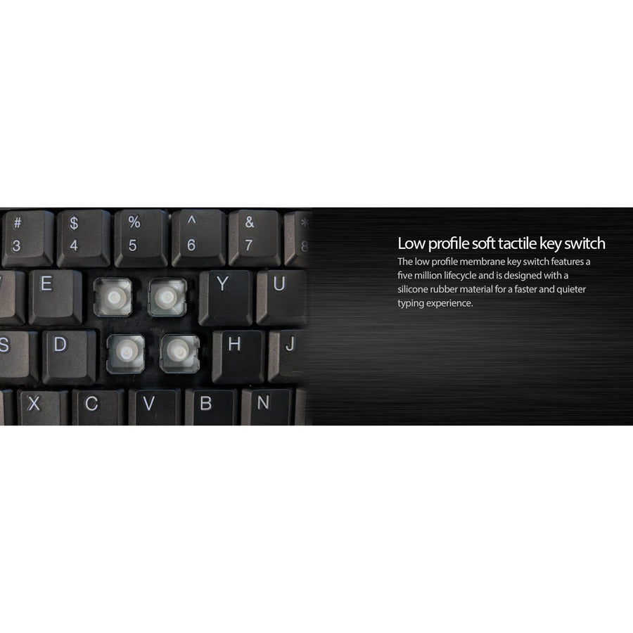 Adesso Wireless Desktop Touchpad Keyboard WKB-4400UB
