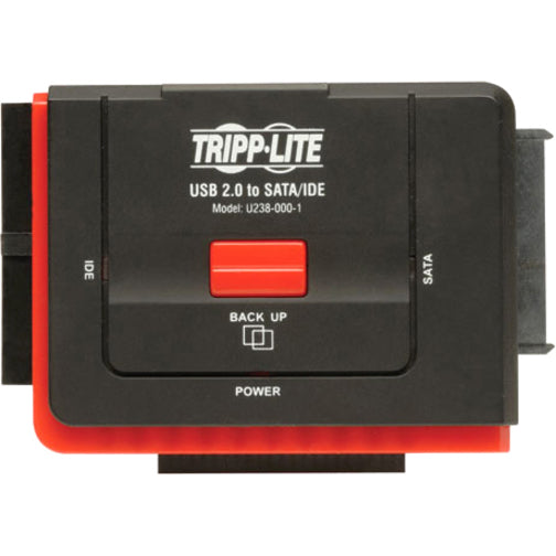 Tripp Lite by Eaton USB 2.0 to Serial ATA (SATA) and IDE Adapter for 2.5in / 3.5in / 5.25in Hard Drives U238-000-1