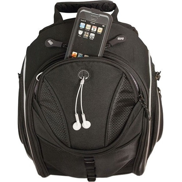 Mobile Edge Express MEBPE72 Carrying Case (Backpack) for 16" to 17" MacBook, Book - Black, Red MEBPE72