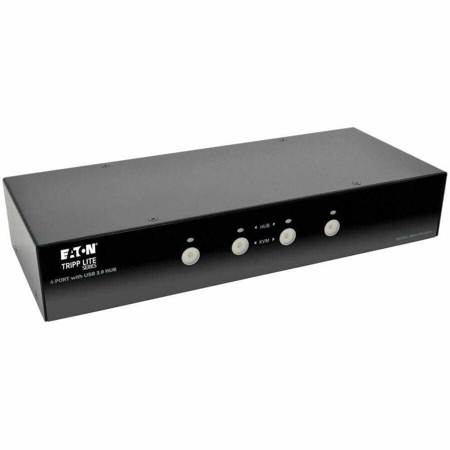 Eaton Tripp Lite Series 4-Port DisplayPort KVM Switch with Audio, Cables and USB 3.0 SuperSpeed Hub B004-DPUA4-K