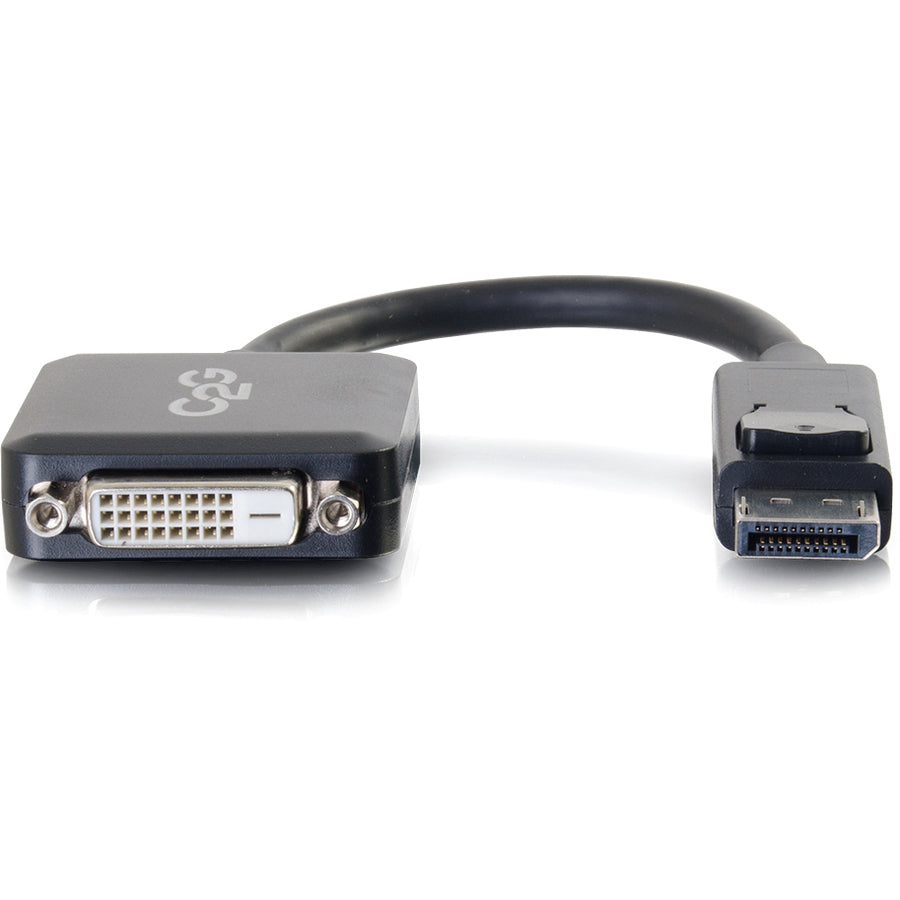 C2G 8in DisplayPort to DVI-D (Single-Link) Adapter Converter - M/F 54321