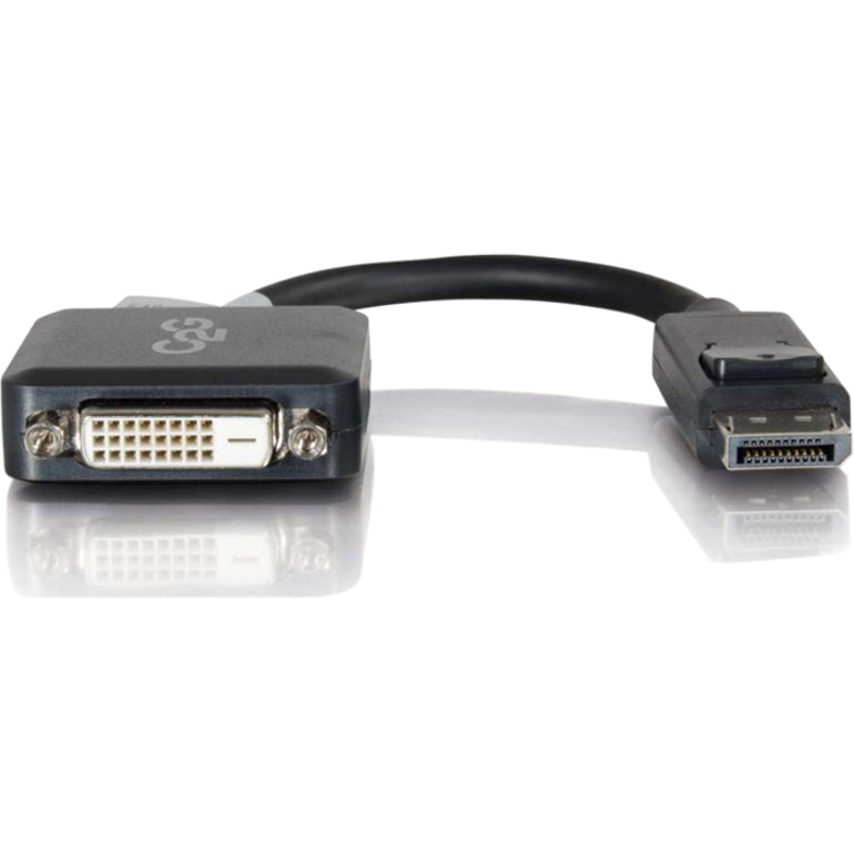C2G 8in DisplayPort to DVI-D (Single-Link) Adapter Converter - M/F 54321