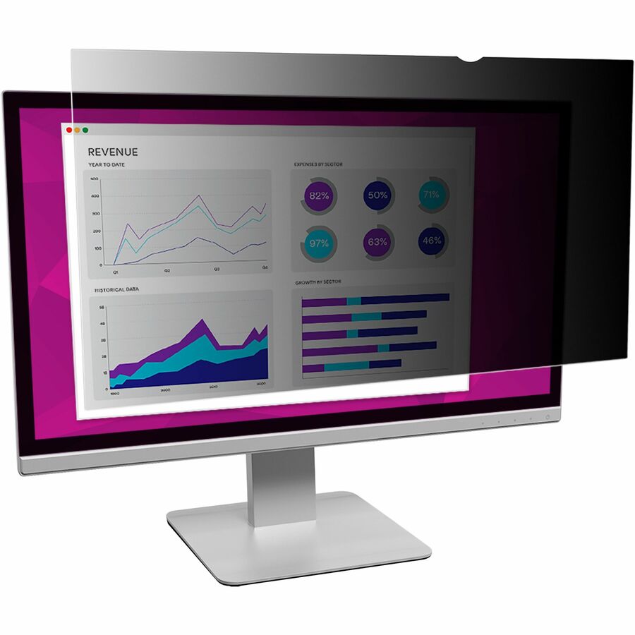 3M&trade; High Clarity Privacy Filter for 24in Monitor, 16:9, HC240W9B HC240W9B