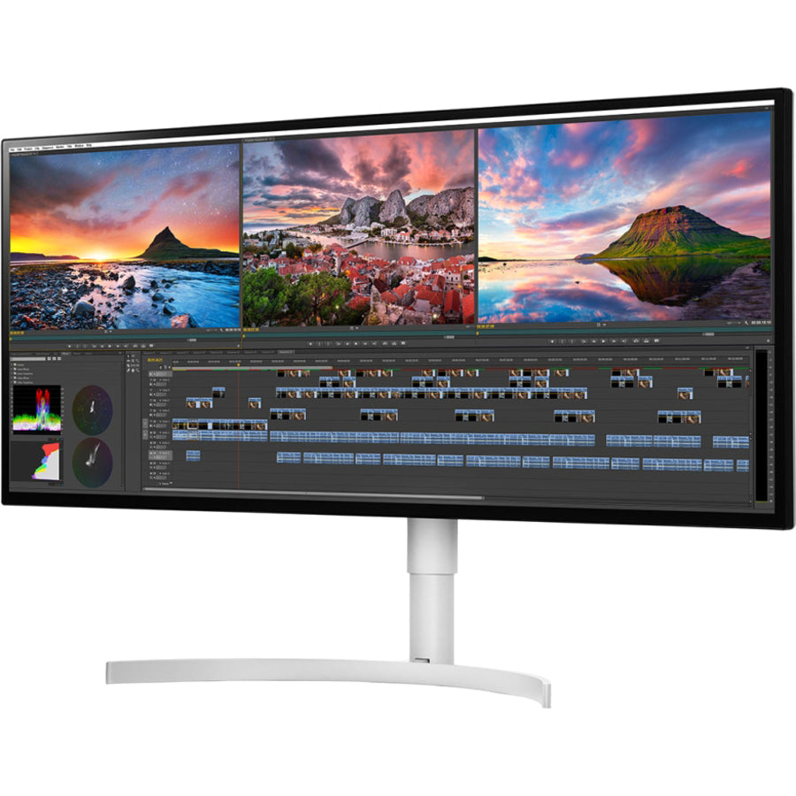 LG Ultrawide 34BK95U 34" Class Double Full HD (DFHD) LCD Monitor - 21:9 - Black, Silver 34BK95U-W