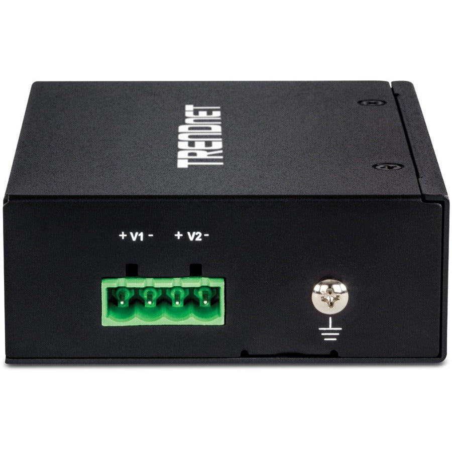 TRENDnet Hardened Industrial 90W Gigabit 4Ppoe Injector,4-Pair Power Over Ethernet, Poe(15.4W), Poe+(30W), 4Ppoe(90W)Power, IP30, DIN-Rail/Wall Mount Included, 4-Pair Poe Up to 100M (328 ft.),TI-IG90 TI-IG90