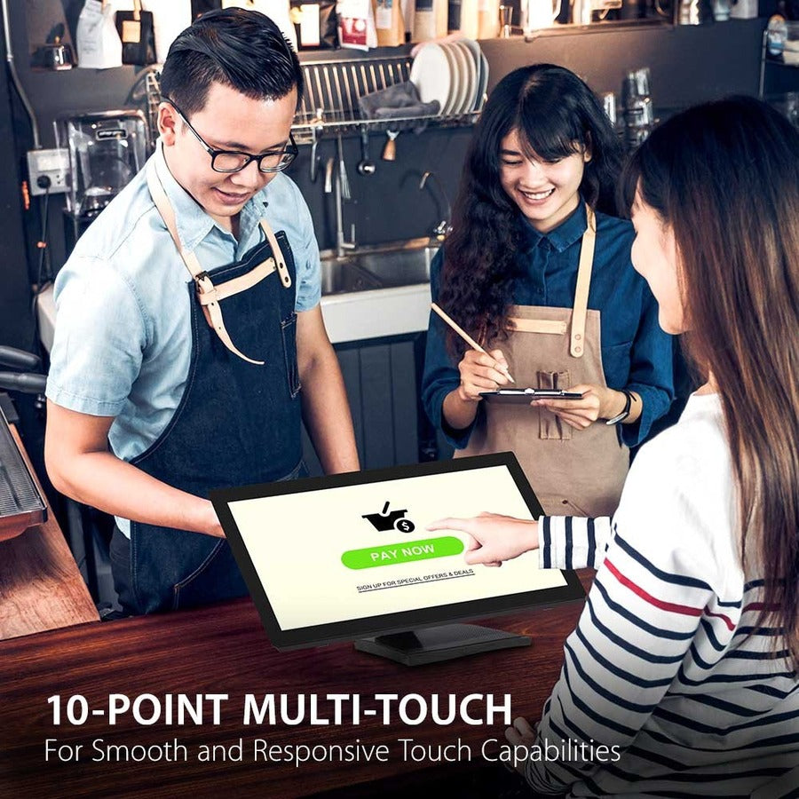 ViewSonic TD2760 27 Inch 1080p 10-Point Multi Touch Screen Monitor with Advanced Ergonomics RS232 HDMI and DisplayPort TD2760
