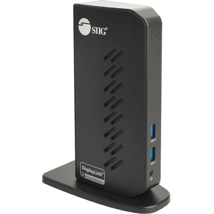 SIIG Universal Hybrid Dual 4K Video Docking Station JU-DK0H11-S1