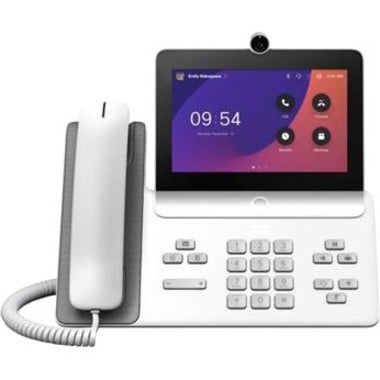 Cisco 8875 IP Phone - Corded - Corded - Wi-Fi, Bluetooth - Desktop - White CP-8875-L-K9=