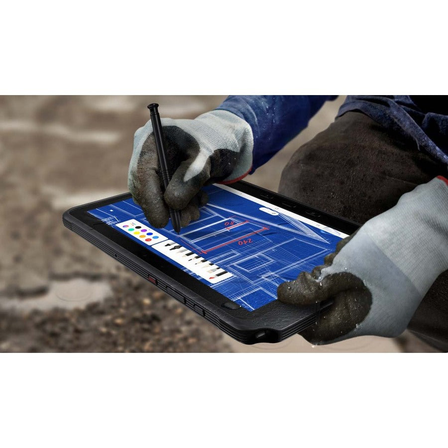 Samsung Galaxy Tab Active4 Pro SM-T630 Rugged Tablet - 10.1" WUXGA - Qualcomm SM7325 Snapdragon 778G 5G Octa-core - 4 GB - 64 GB Storage - Black SM-T638UZKAN14