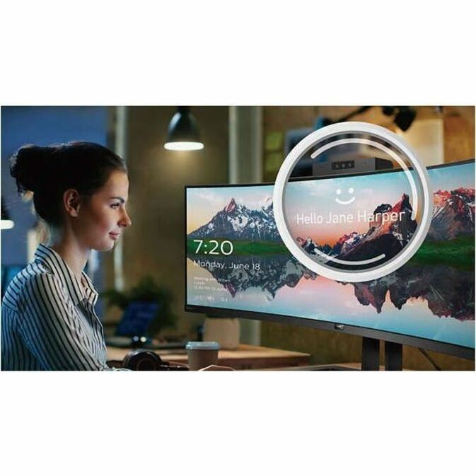 PHILIPS 499P9H - 49 inch Monitor, Curved, LED, DQHD, USB-C (90W), RJ45, USB-Hub, 4 Year Manufacturer Warranty - 49" 499P9H