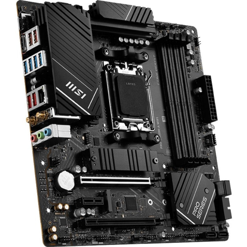 MSI B650M-A WIFI Desktop Motherboard - AMD B650 Chipset - Socket AM5 - Micro ATX B650MAWIFI