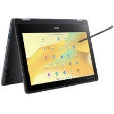 Acer Chromebook Spin 511 R756TN R756TN-C1X1 11.6" Touchscreen Convertible 2 in 1 Chromebook - HD - Intel N100 - 8 GB - 64 GB Flash Memory - English (US) Keyboard - Shale Black NX.KEDAA.002