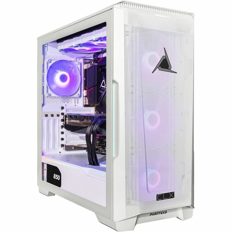 CLX SET Gaming Desktop - Liquid Cooled AMD Ryzen 9 7900X 4.7GHz 12-Core Processor, 64GB DDR5 Memory, GeForce RTX 4080 16GB GDDR6X Graphics, 1TB SSD, 6TB HDD, WiFi, Windows 11 Home 64-bit TGMSETRTU2B04WM