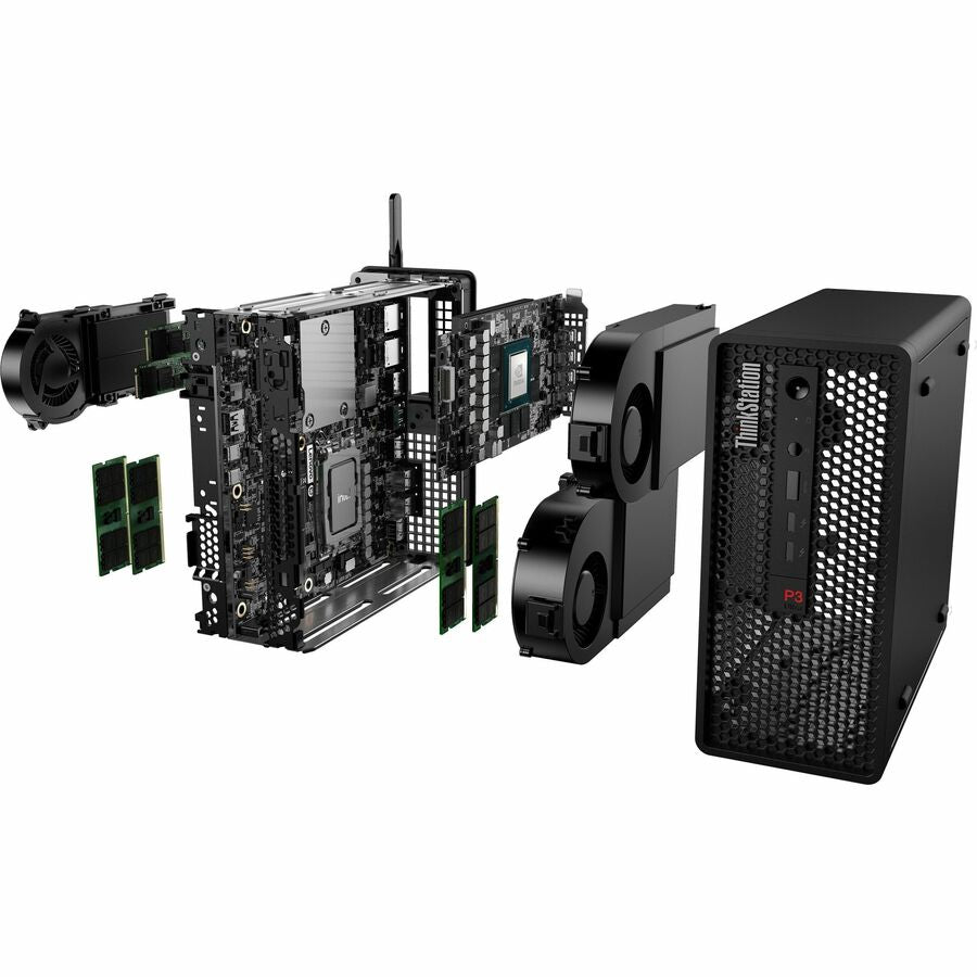 Lenovo ThinkStation P3 30HA0024US Workstation - Intel Core i9 13th Gen i9-13900 - 16 GB - 512 GB SSD - Ultra Small 30HA0024US