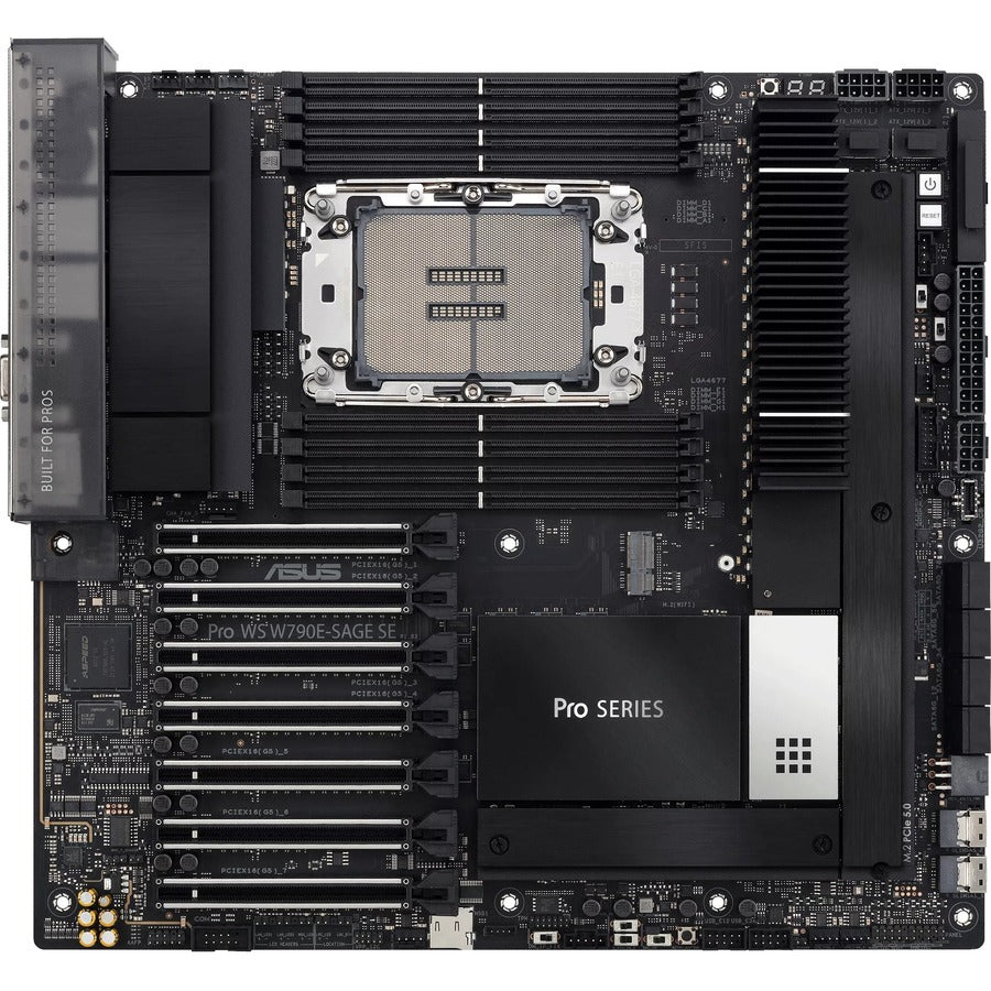 Asus PRO WS W790E-SAGE SE Desktop Motherboard - Intel W790 Chipset - Socket LGA-4677 PRO WS W790E-SAGE SE