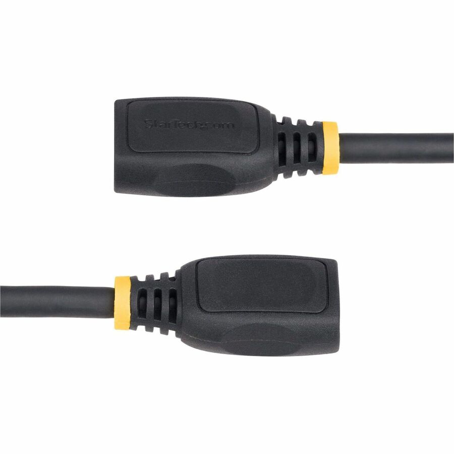 StarTech.com 18in (0.5m) HDMI 2.0 Extension Cable, High Speed HDMI Port Saver Cable, 4K 60Hz, HDMI Male to Female Extension Adapter Cord HD2MF18INL