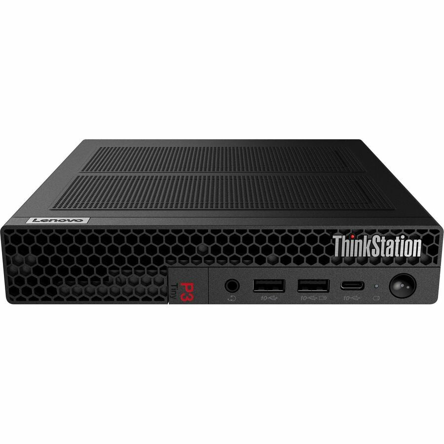 Lenovo ThinkStation P3 30H00072US Workstation - 1 x Intel Core i7 14th Gen i7-14700 - vPro Technology - 16 GB - 512 GB SSD - Tiny - Black 30H00072US