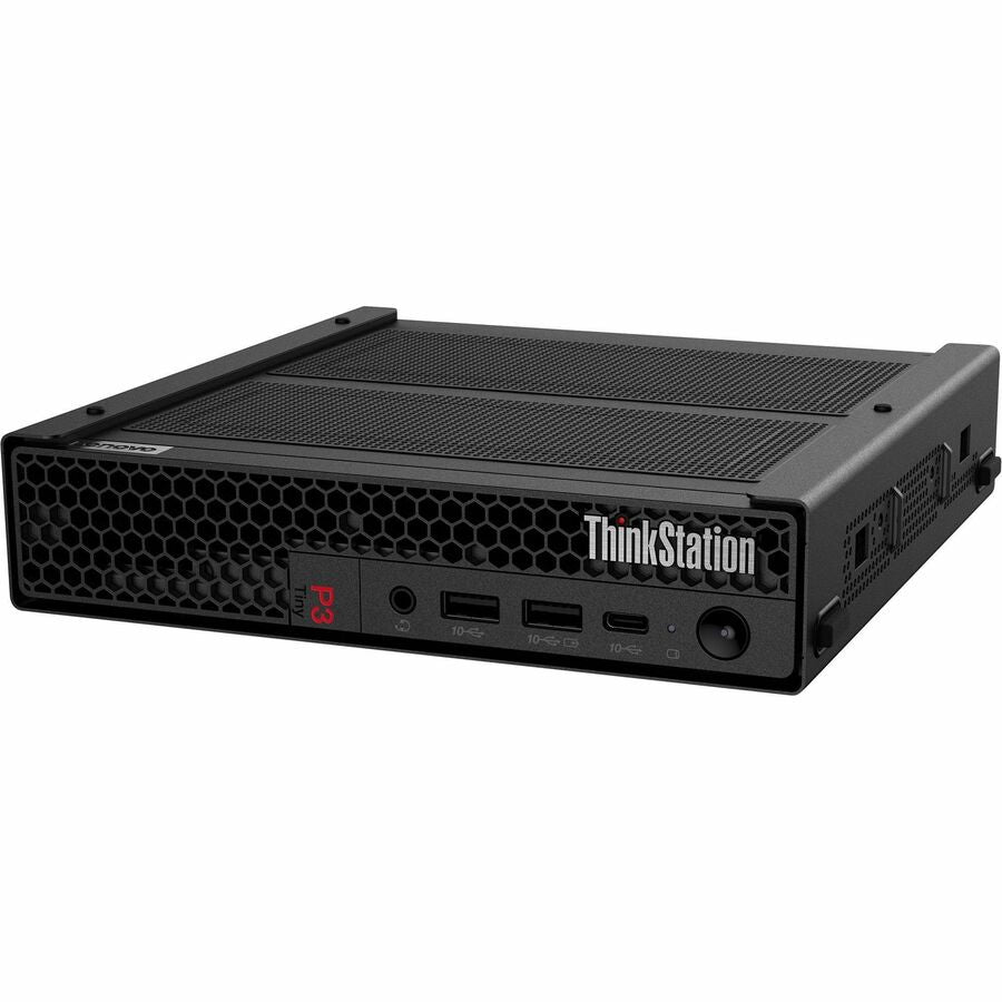 Lenovo ThinkStation P3 30H00072US Workstation - 1 x Intel Core i7 14th Gen i7-14700 - vPro Technology - 16 GB - 512 GB SSD - Tiny - Black 30H00072US