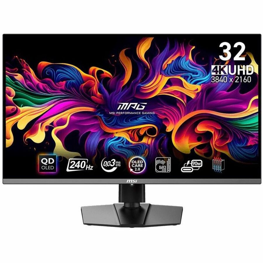 MSI MPG 321URX QD-OLED 32" Class 4K UHD Gaming OLED Monitor - 16:9 - Black MPG 321URX QD-OLED