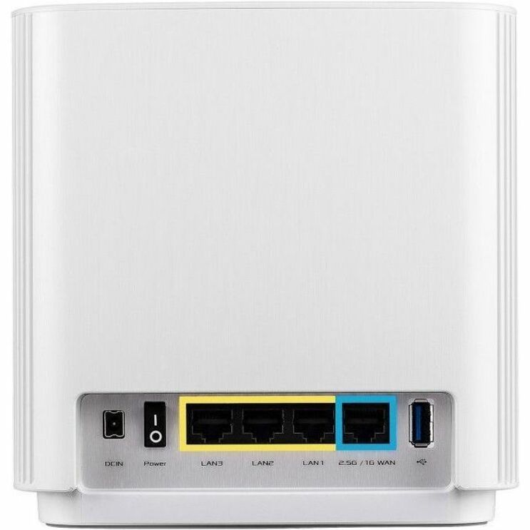 Asus ZenWiFi ET8 (W-3-PK) Wi-Fi 6E IEEE 802.11 a/b/g/n/ac/ax Ethernet Wireless Router ET8 (W-3-PK)