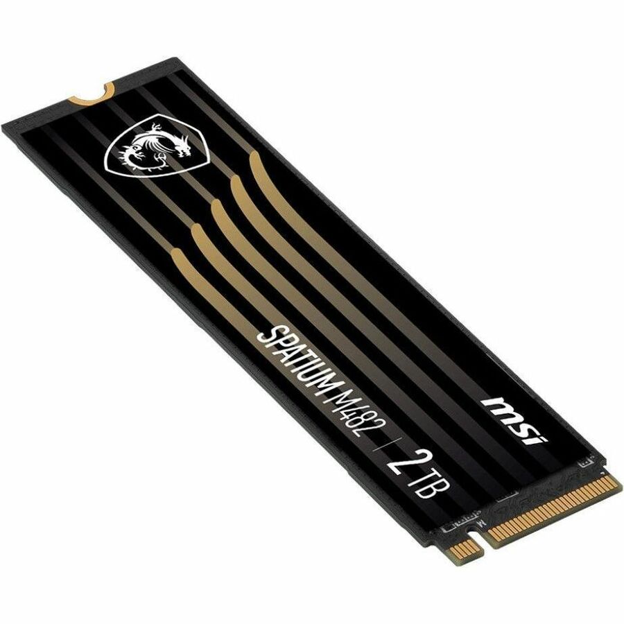 MSI SPATIUM M482 2 TB Solid State Drive - M.2 2280 Internal - PCI Express NVMe (PCI Express NVMe 4.0 x4) SM482N2TB