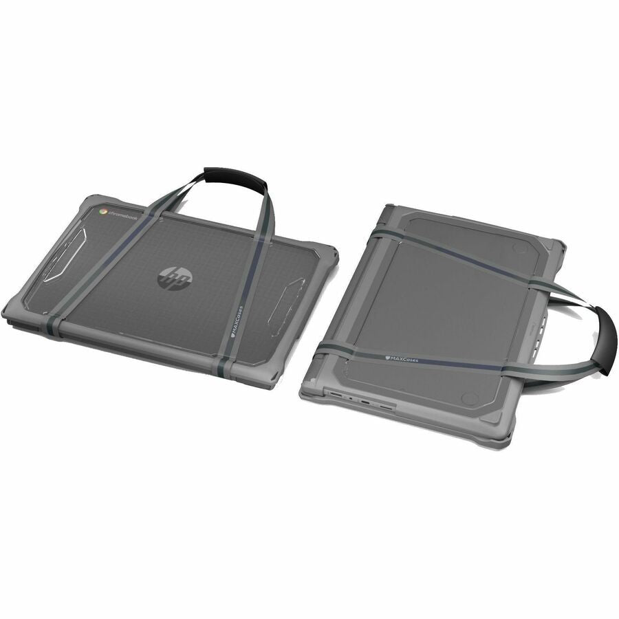 Extreme Shell-F2 Slide Case for HP Fortis Chromebook G10 11" and Clamshell Chrombook 11" G8/G9 (Gray/Clear) HP-ESF-FCB-G10-GRY