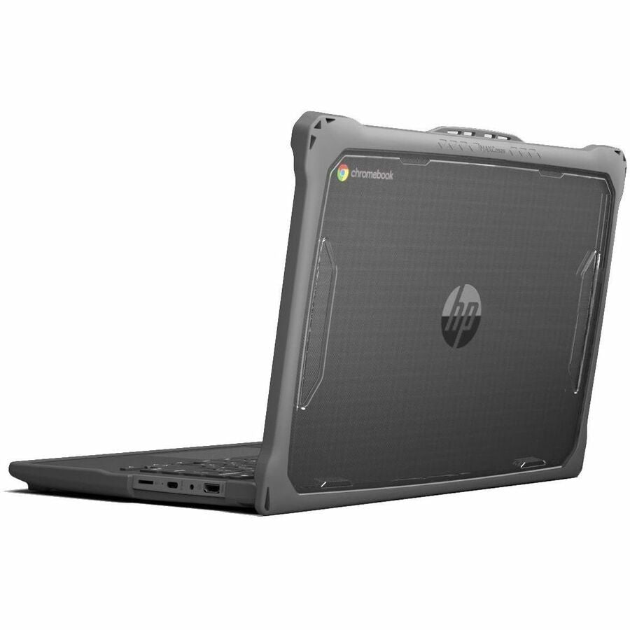 Extreme Shell-F2 Slide Case for HP Fortis Chromebook G10 11" and Clamshell Chrombook 11" G8/G9 (Gray/Clear) HP-ESF-FCB-G10-GRY