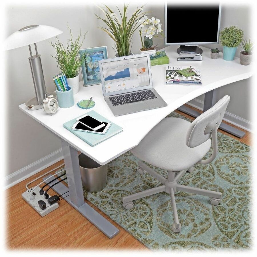 Eaton Tripp Lite Series Protect It! 8-Outlet Surge Protector, 8 ft. Cord with Right-Angle Plug, 1440 Joules, Diagnostic LEDs, Light Gray Housing TLP808