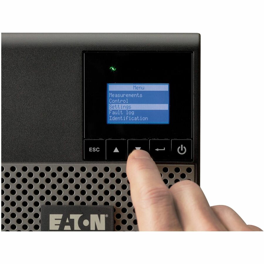Eaton 5P 1440VA 1100W 120V Line-Interactive UPS, 5-15P, 8x 5-15R Outlets, True Sine Wave, Cybersecure Network Card Option, Tower - Battery Backup 5P1500