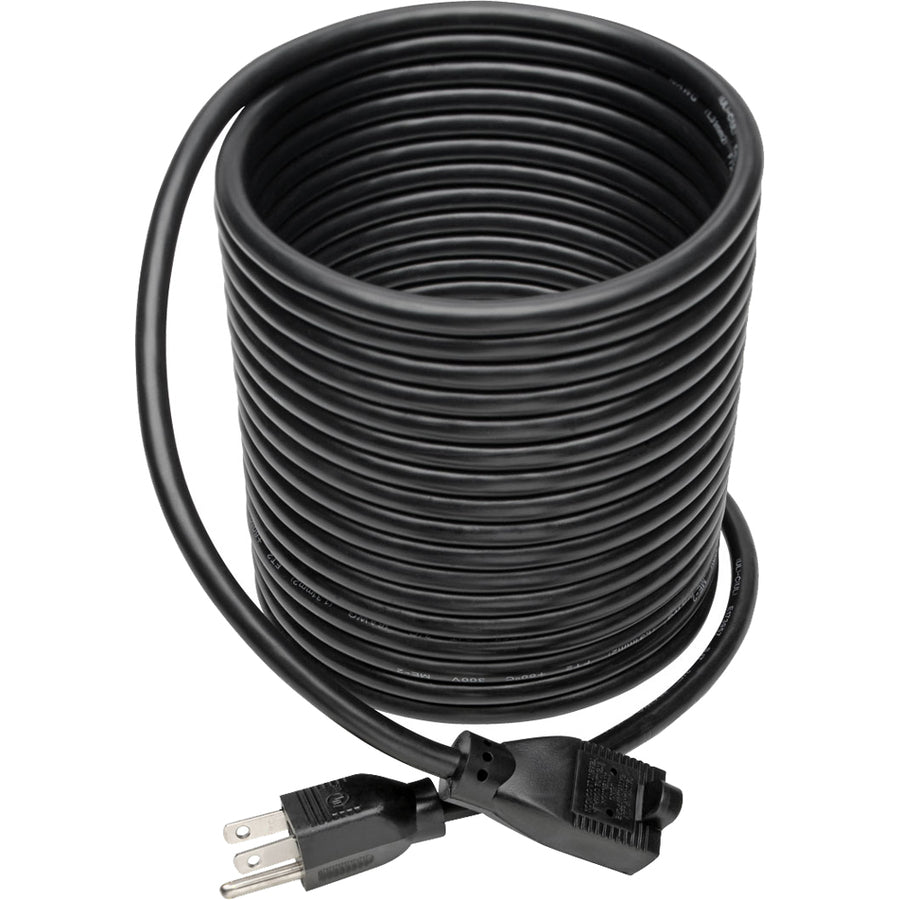 Eaton Tripp Lite Series Power Extension Cord, NEMA 5-15P to NEMA 5-15R - 13A, 120V, 16 AWG, 25 ft. (7.62 m), Black P024-025-13A