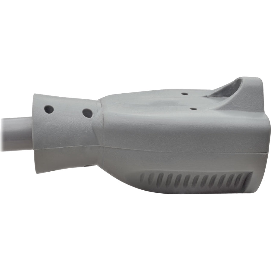 Eaton Tripp Lite Series Hospital-Grade Extension Cord, NEMA 5-15P to NEMA 5-15R - Green Dot, 15A, 125V, 14 AWG, 6 ft. (1.83 m), Gray P024-006-GY-HG