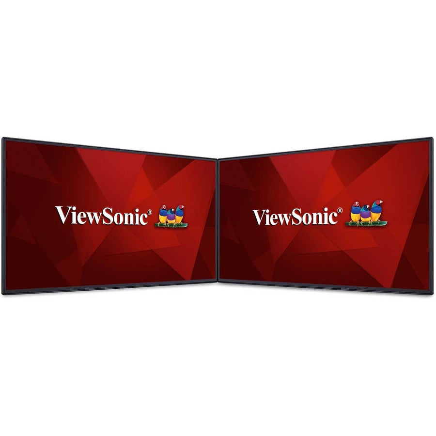 ViewSonic VP2468_H2 24-Inch Premium Dual Pack Head-Only IPS 1080p Monitors with ColorPro 100% sRGB Rec 709, 14-bit 3D LUT, Eye Care, HDMI, USB, DP Daisy Chain, VESA VP2468_H2