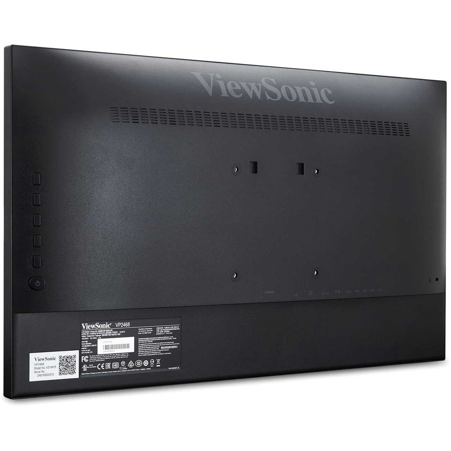 ViewSonic VP2468_H2 24-Inch Premium Dual Pack Head-Only IPS 1080p Monitors with ColorPro 100% sRGB Rec 709, 14-bit 3D LUT, Eye Care, HDMI, USB, DP Daisy Chain, VESA VP2468_H2