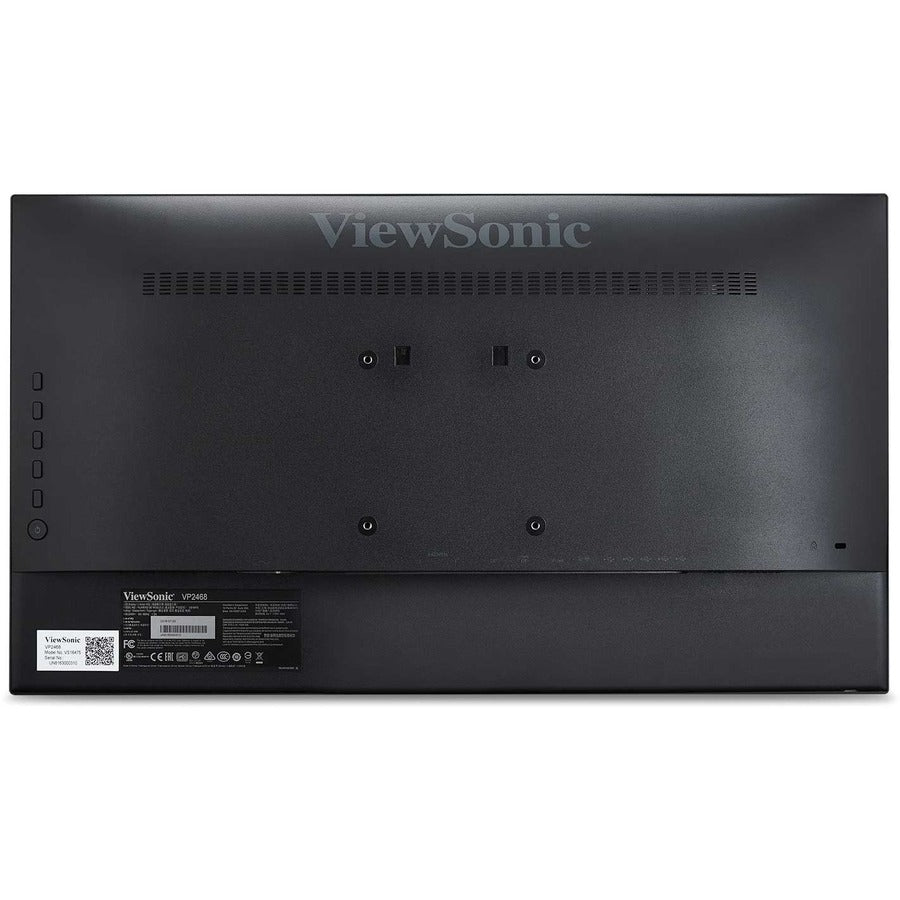ViewSonic VP2468_H2 24-Inch Premium Dual Pack Head-Only IPS 1080p Monitors with ColorPro 100% sRGB Rec 709, 14-bit 3D LUT, Eye Care, HDMI, USB, DP Daisy Chain, VESA VP2468_H2