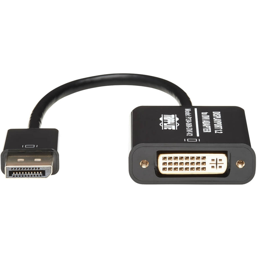 Tripp Lite by Eaton DisplayPort to DVI Active Adapter Video Converter, DP ver 1.2, (M/F), 6-in. (15.24 cm) P134-06N-DVI-V2