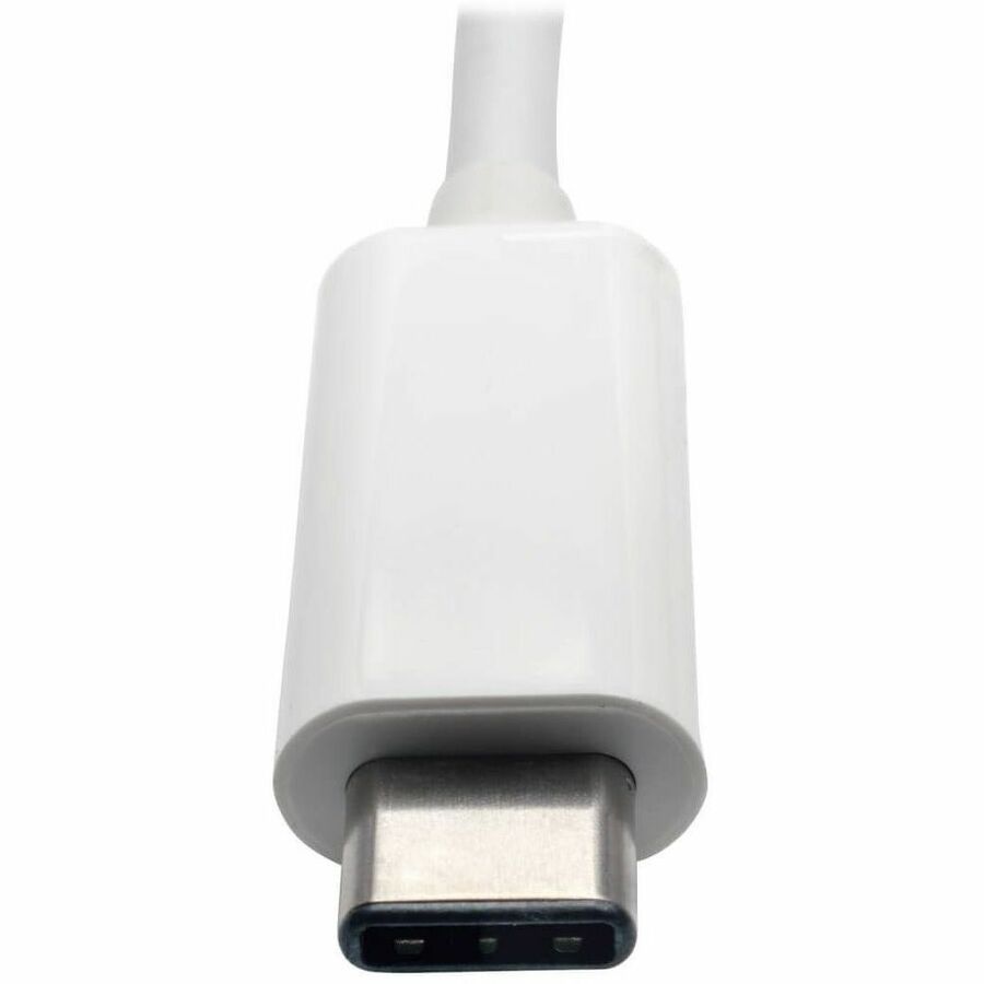 Eaton Tripp Lite Series USB-C Multiport Adapter, DVI, USB 3.x (5Gbps) Hub Port, Gbe and PD Charging, White U444-06N-DGU-C