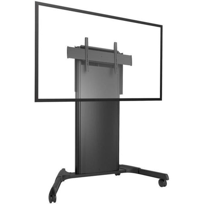 Chief Fusion Ultrawide X-Large Height Adjustable Mobile TV Cart - For Displays 55-100" - Black XPA1UB