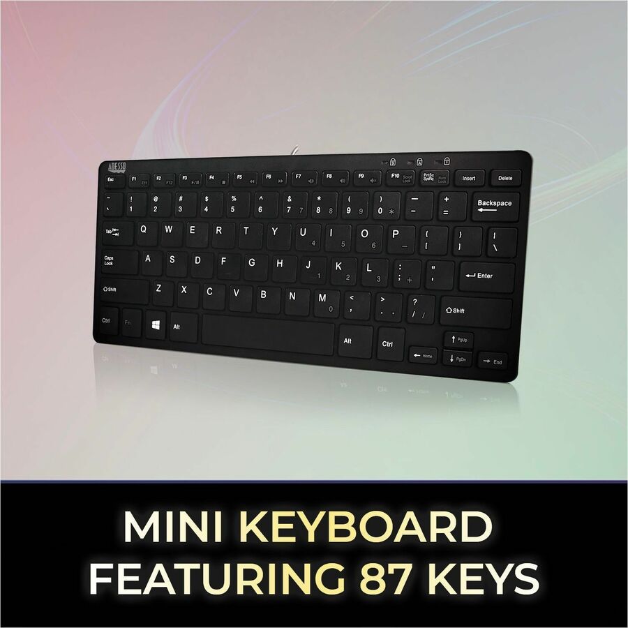 Adesso EasyTouch Rackmount Touchpad Keyboard AKB-425UB